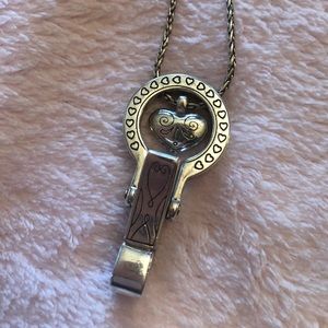 Brighton Heart ID lanyard clip necklace